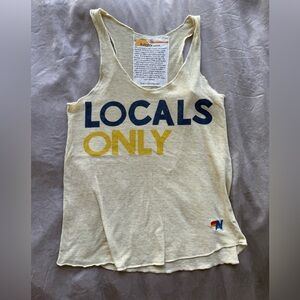 Aviator Nation Locals Only Tank graphic, Size XL